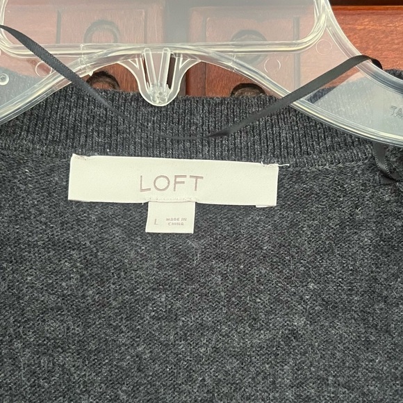 Loft wool blend open front cardigan - Picture 4 of 5